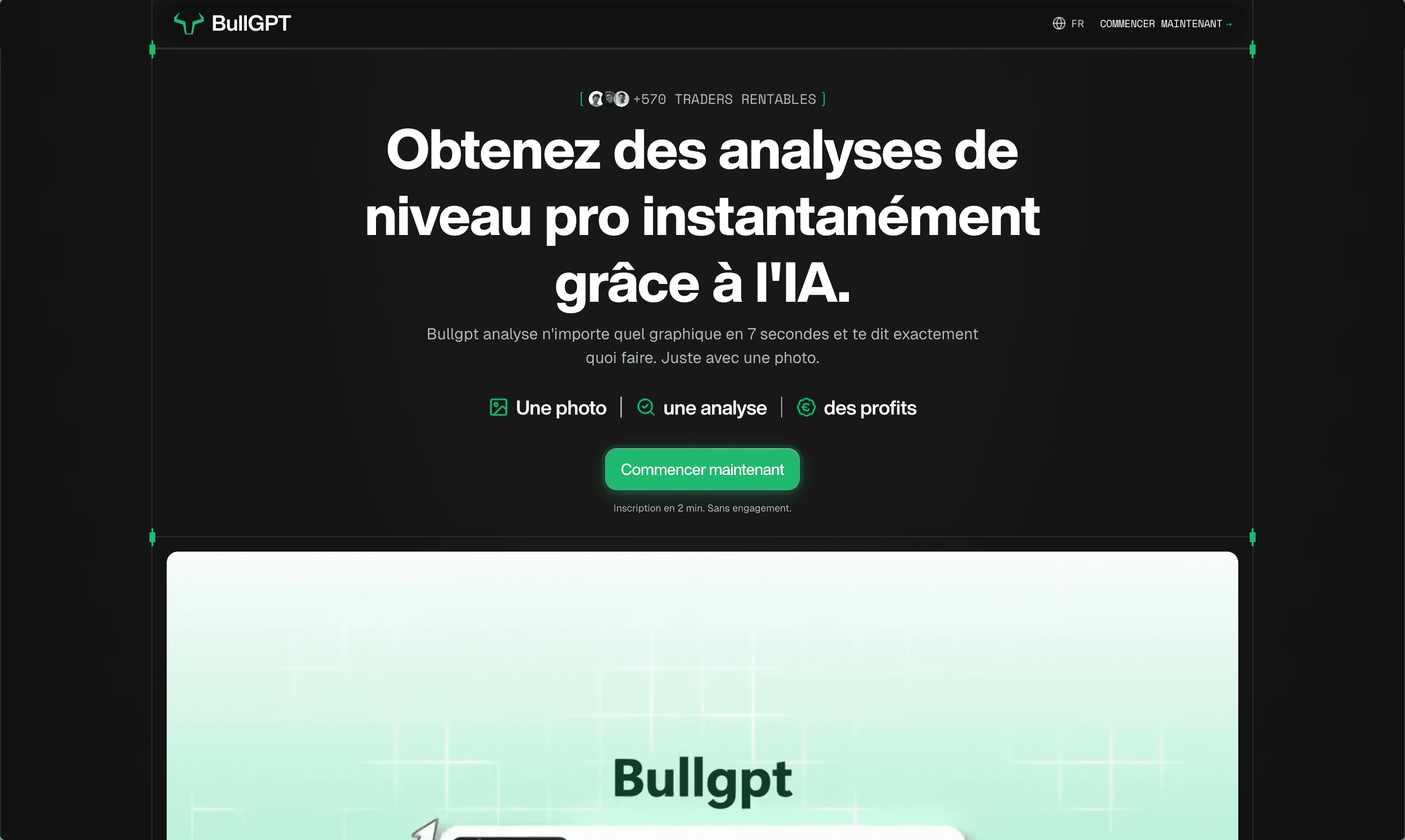 BullGPT - SaaS d'analyse de marchés par IA