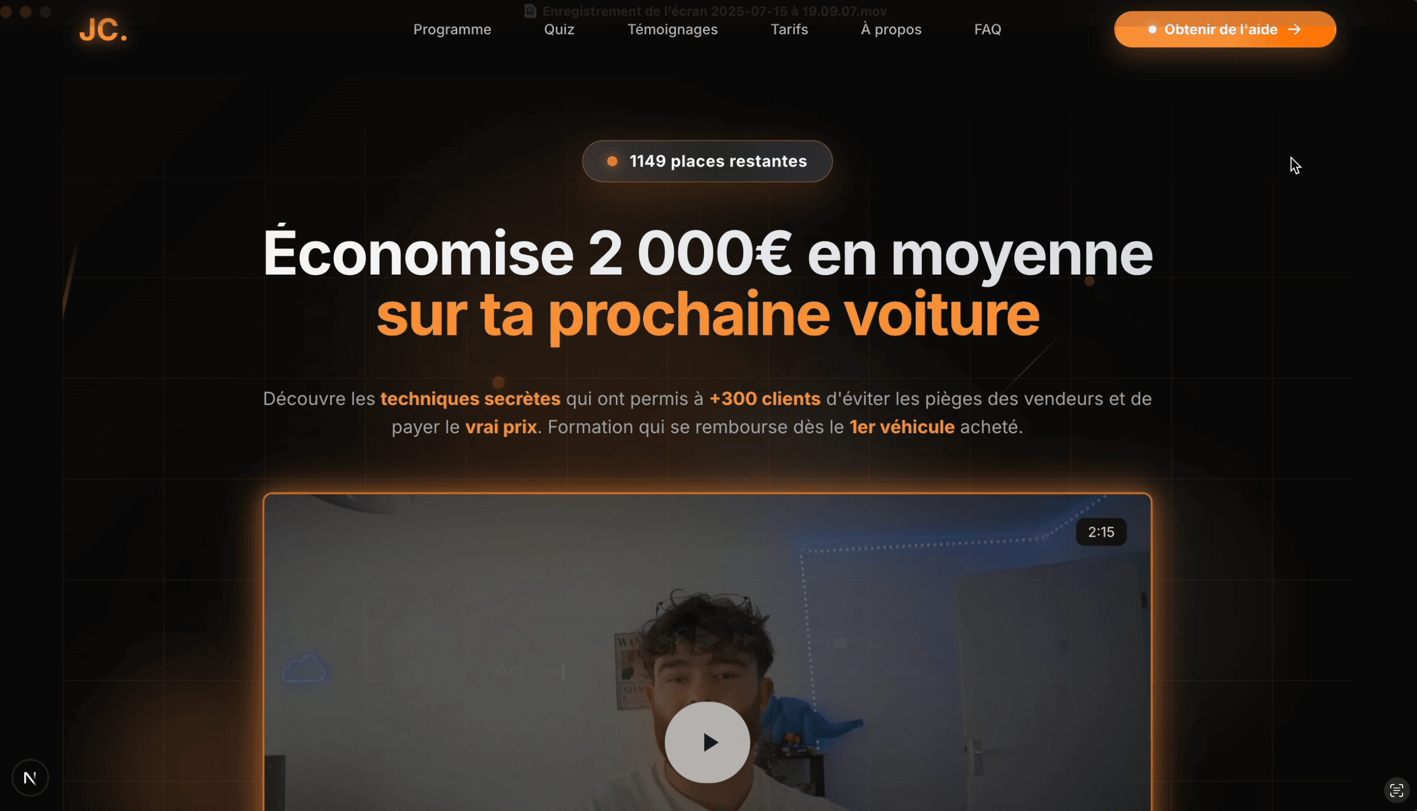 Jules Consulting - Site web sur mesure
